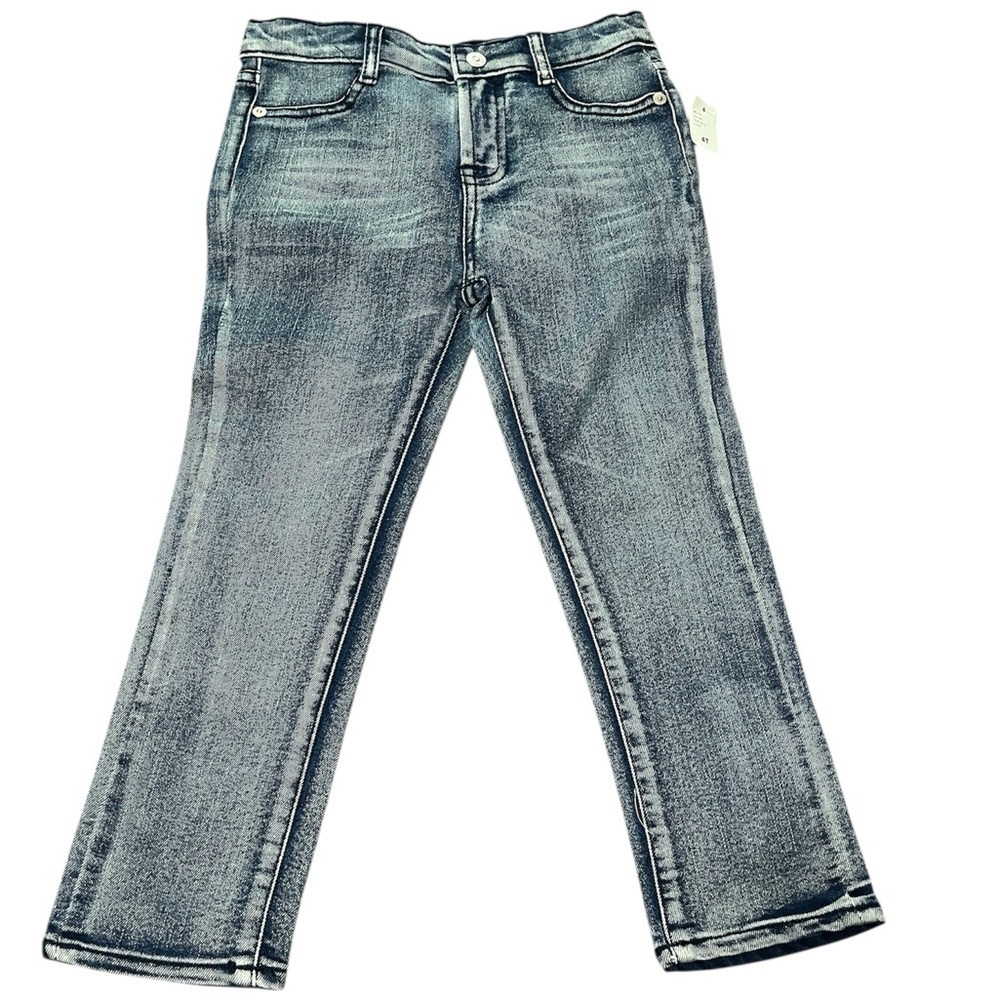 7 For All Mankind Kids Jeans Size 4T Streetwear Y2K Straight leg Distressed